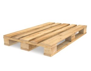 Einzelne Europalette